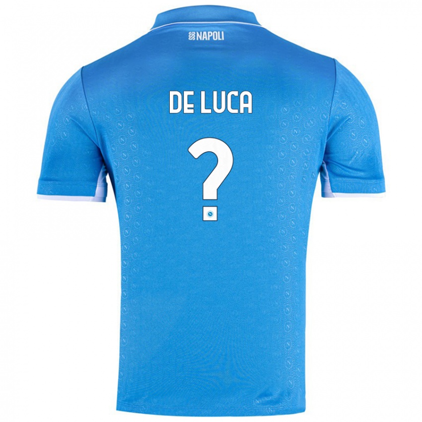 Kinder Alfonso De Luca #0 Himmelblau Heimtrikot Trikot 2024/25 T-Shirt Österreich