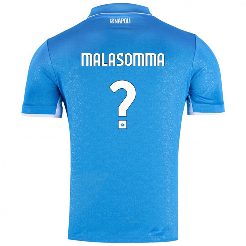 Kinder Matteo Malasomma #0 Himmelblau Heimtrikot Trikot 2024/25 T-Shirt Österreich