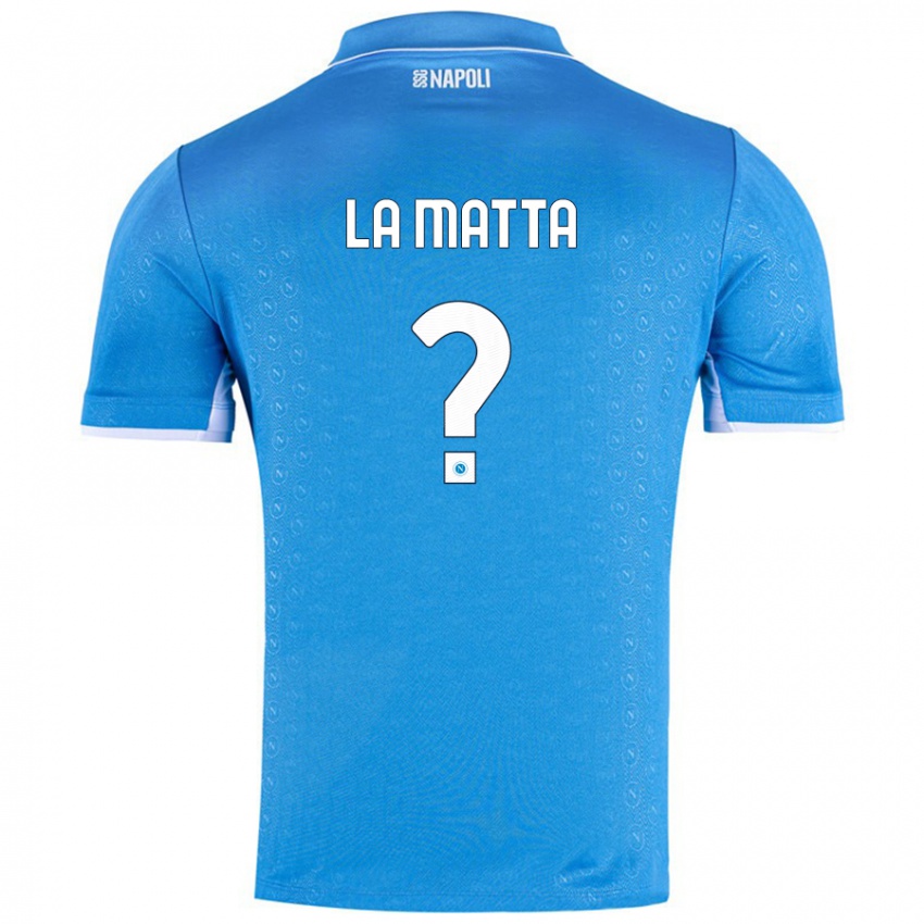 Kinder Manuel La Matta #0 Himmelblau Heimtrikot Trikot 2024/25 T-Shirt Österreich