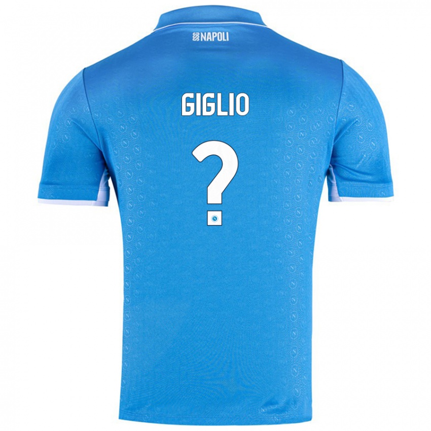 Kinder Angelo Giglio #0 Himmelblau Heimtrikot Trikot 2024/25 T-Shirt Österreich