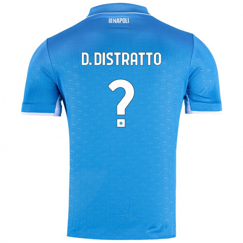 Kinder Donato Distratto #0 Himmelblau Heimtrikot Trikot 2024/25 T-Shirt Österreich