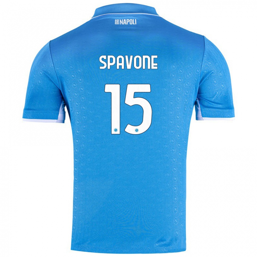 Kinder Alessandro Spavone #15 Himmelblau Heimtrikot Trikot 2024/25 T-Shirt Österreich