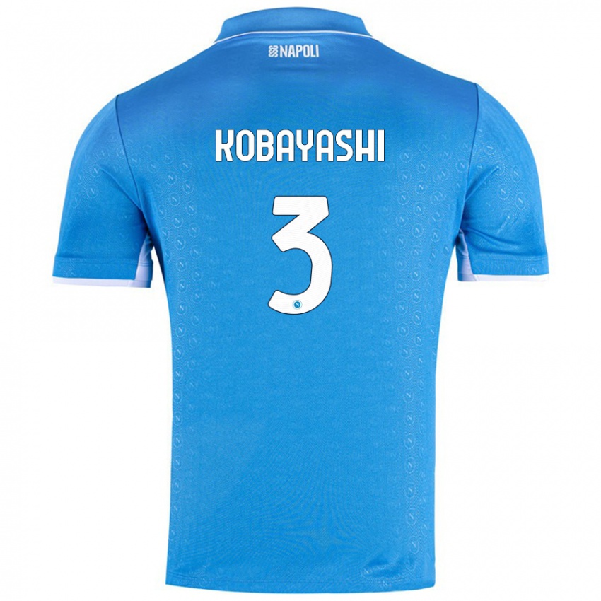 Kinder Miharu Kobayashi #3 Himmelblau Heimtrikot Trikot 2024/25 T-Shirt Österreich