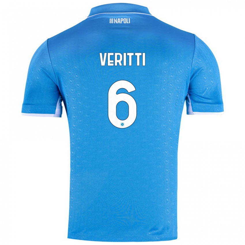 Kinder Federica Veritti #6 Himmelblau Heimtrikot Trikot 2024/25 T-Shirt Österreich