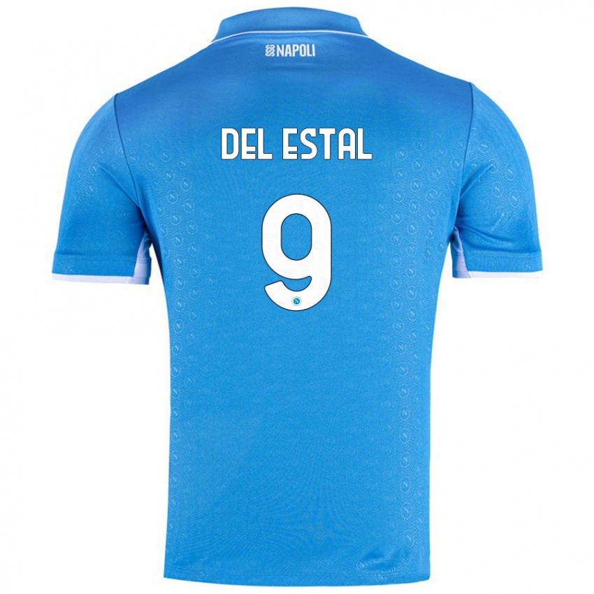 Kinder Eli Del Estal #9 Himmelblau Heimtrikot Trikot 2024/25 T-Shirt Österreich