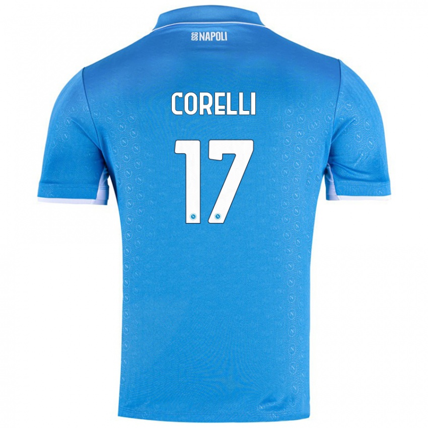 Kinder Alice Corelli #17 Himmelblau Heimtrikot Trikot 2024/25 T-Shirt Österreich