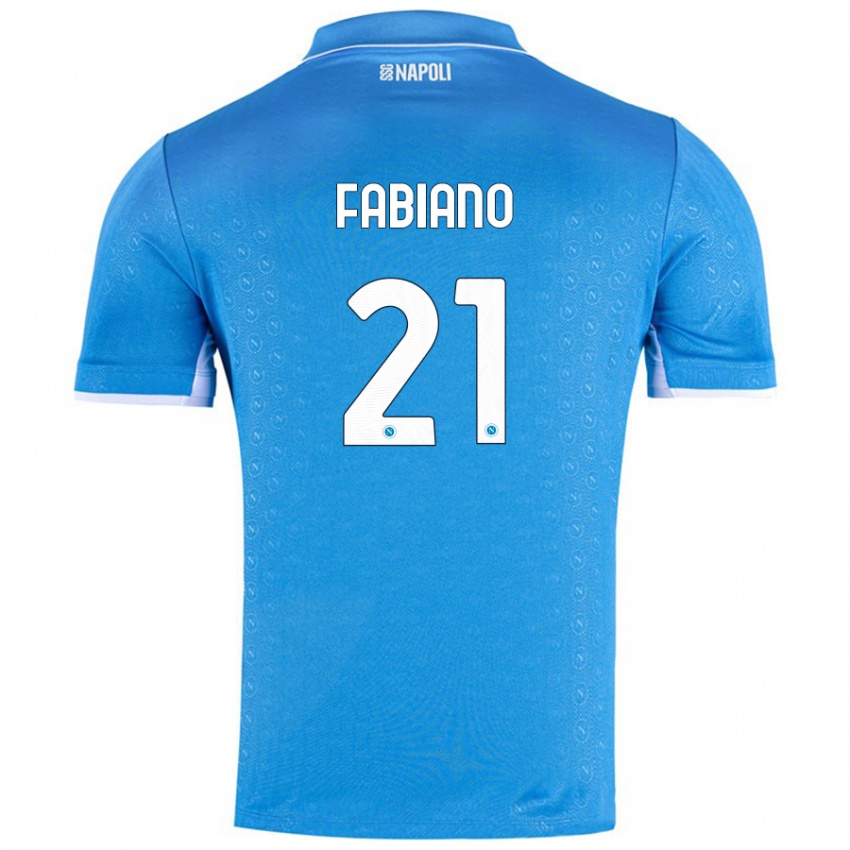 Kinder Francesca Fabiano #21 Himmelblau Heimtrikot Trikot 2024/25 T-Shirt Österreich