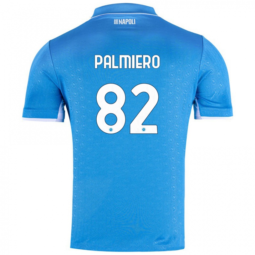 Kinder Luca Palmiero #82 Himmelblau Heimtrikot Trikot 2024/25 T-Shirt Österreich