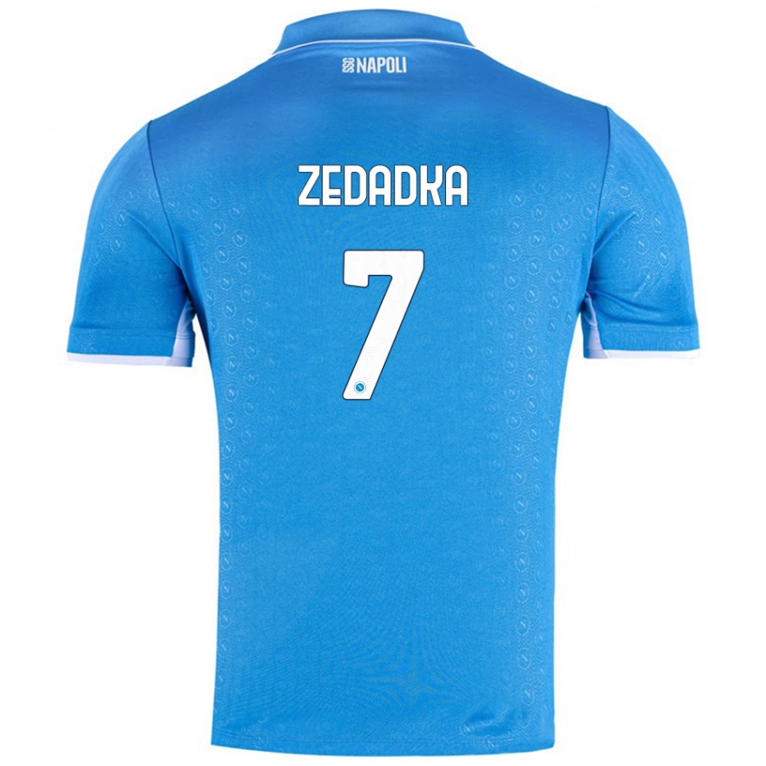 Kinder Karim Zedadka #7 Himmelblau Heimtrikot Trikot 2024/25 T-Shirt Österreich