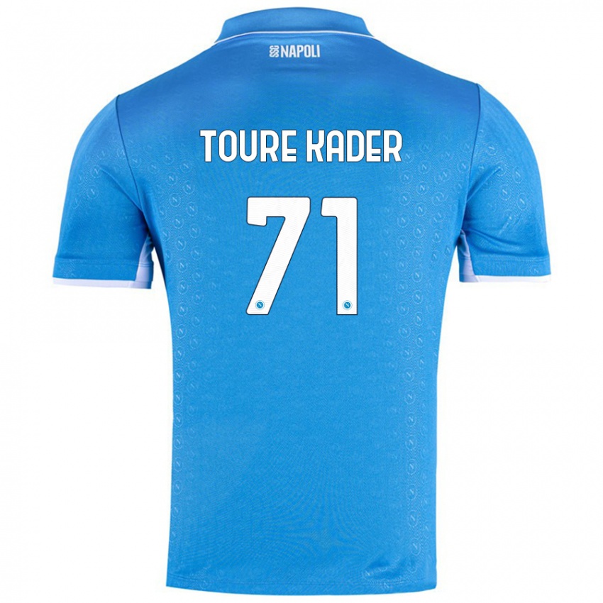 Kinder Aziz Toure Kader #71 Himmelblau Heimtrikot Trikot 2024/25 T-Shirt Österreich