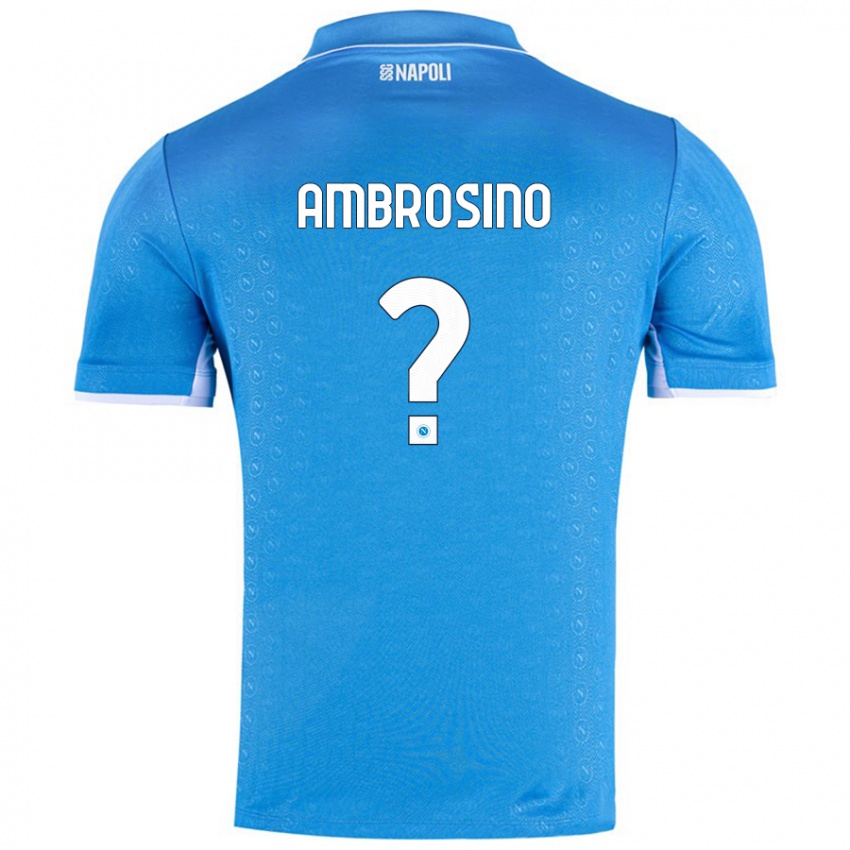 Kinder Ambrosino #0 Himmelblau Heimtrikot Trikot 2024/25 T-Shirt Österreich