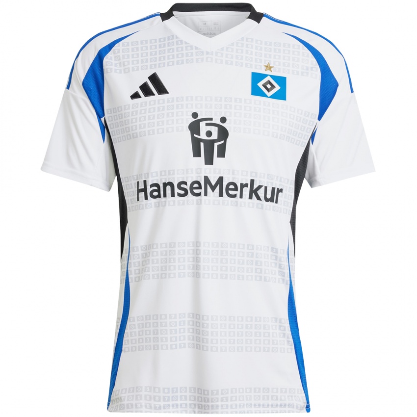 Kinder Merle Kirschstein #25 Weiß Blau Heimtrikot Trikot 2024/25 T-Shirt Österreich