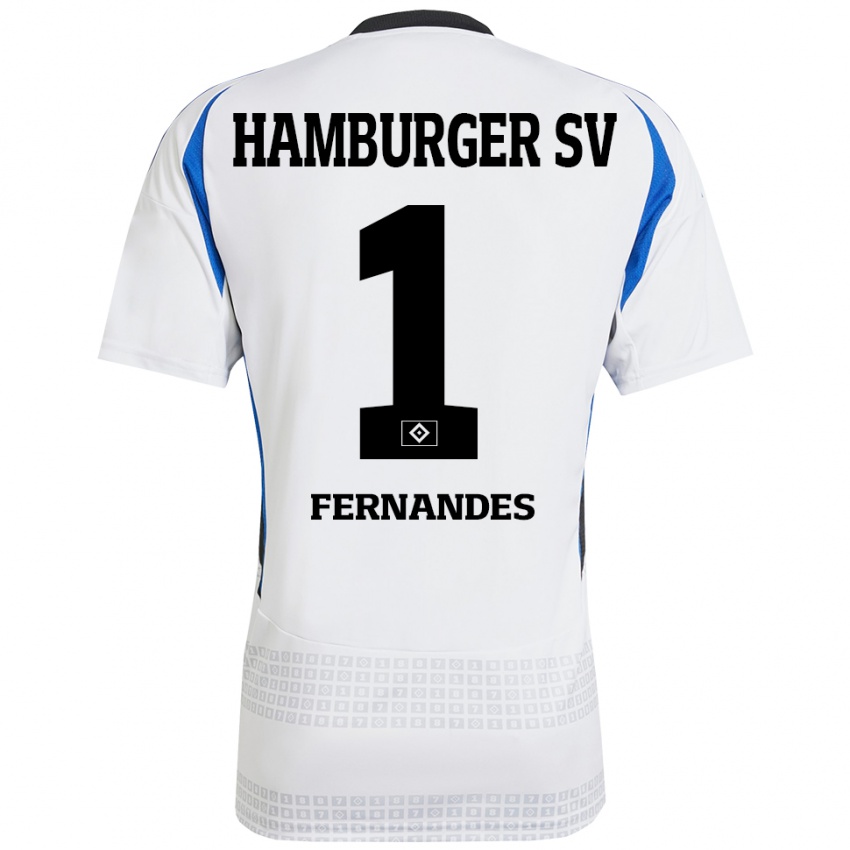 Kinder Daniel Heuer Fernandes #1 Weiß Blau Heimtrikot Trikot 2024/25 T-Shirt Österreich