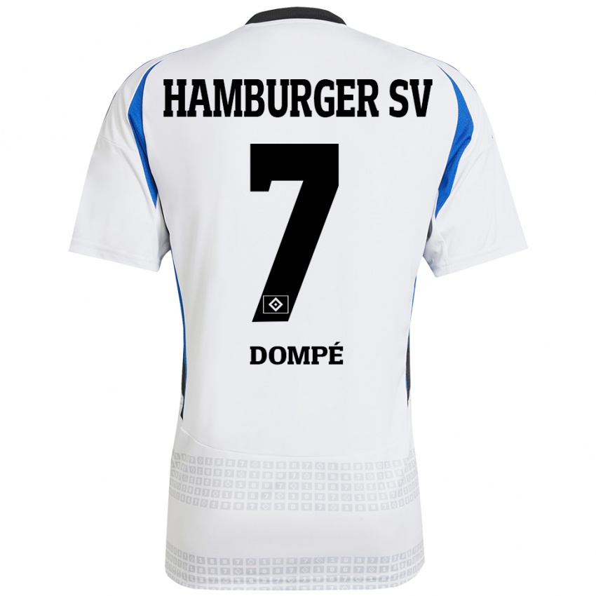 Kinder Jean-Luc Dompé #7 Weiß Blau Heimtrikot Trikot 2024/25 T-Shirt Österreich