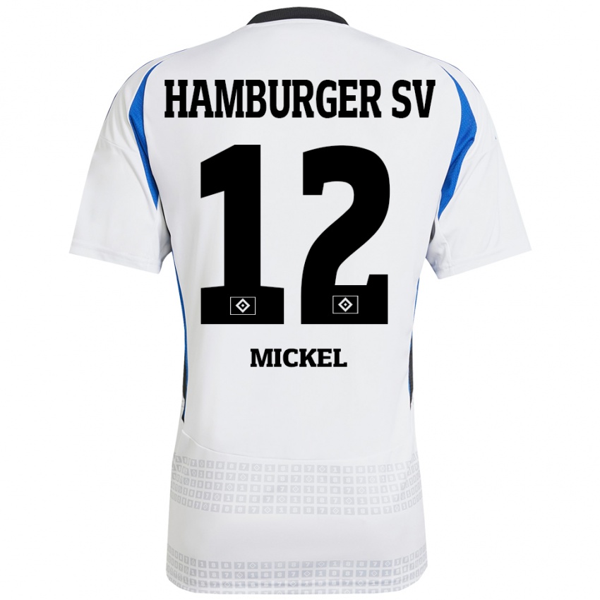 Kinder Tom Mickel #12 Weiß Blau Heimtrikot Trikot 2024/25 T-Shirt Österreich