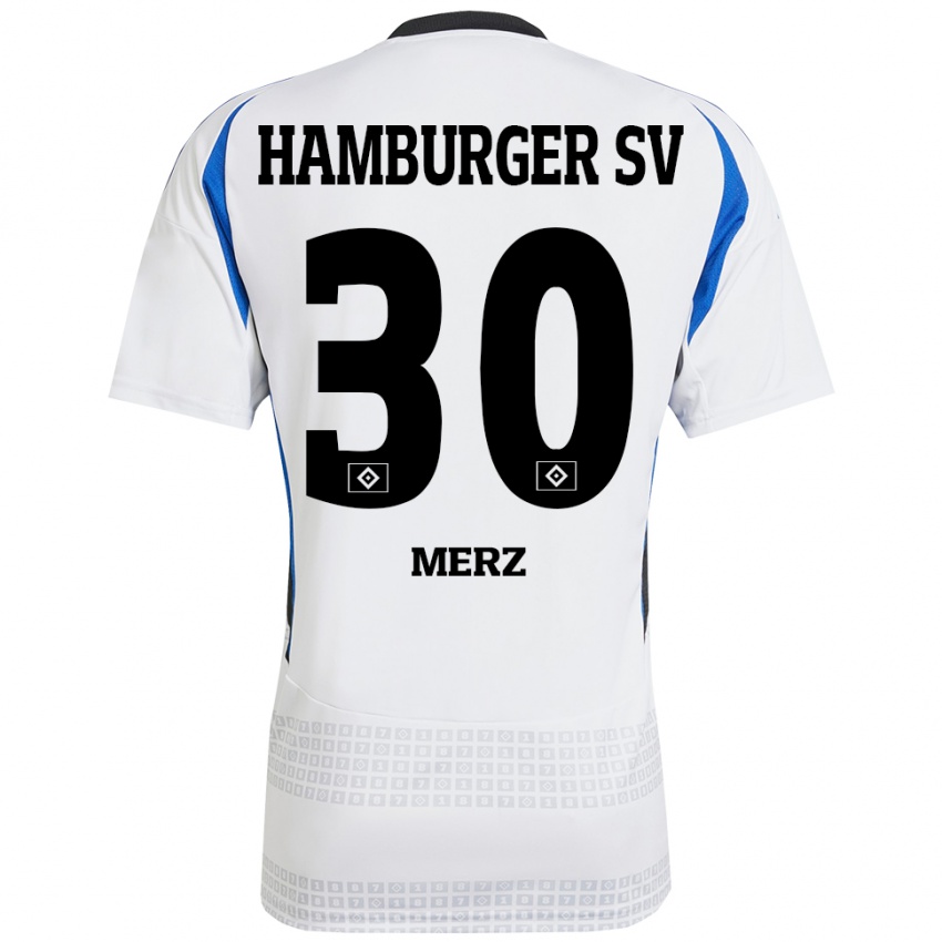 Kinder Selma Merz #30 Weiß Blau Heimtrikot Trikot 2024/25 T-Shirt Österreich