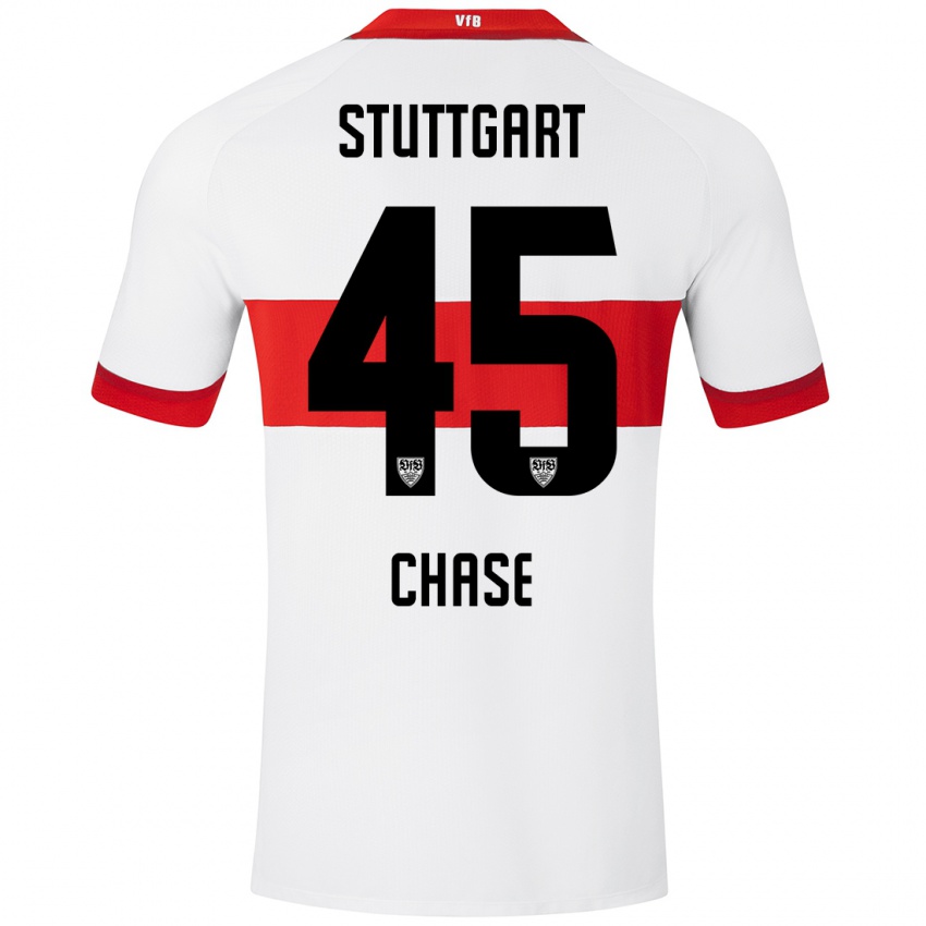 Kinder Anrie Chase #45 Weiß Rot Heimtrikot Trikot 2024/25 T-Shirt Österreich