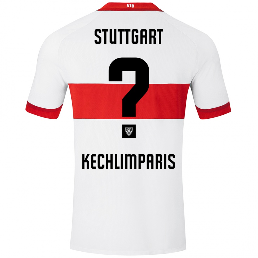 Kinder Ioannis Kechlimparis #0 Weiß Rot Heimtrikot Trikot 2024/25 T-Shirt Österreich