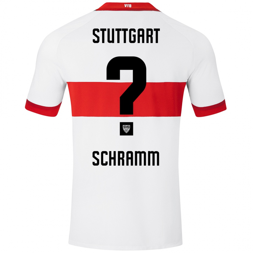 Kinder Collin Schramm #0 Weiß Rot Heimtrikot Trikot 2024/25 T-Shirt Österreich