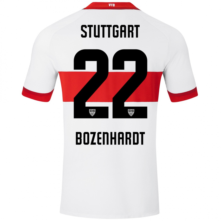 Kinder Laura Bozenhardt #22 Weiß Rot Heimtrikot Trikot 2024/25 T-Shirt Österreich