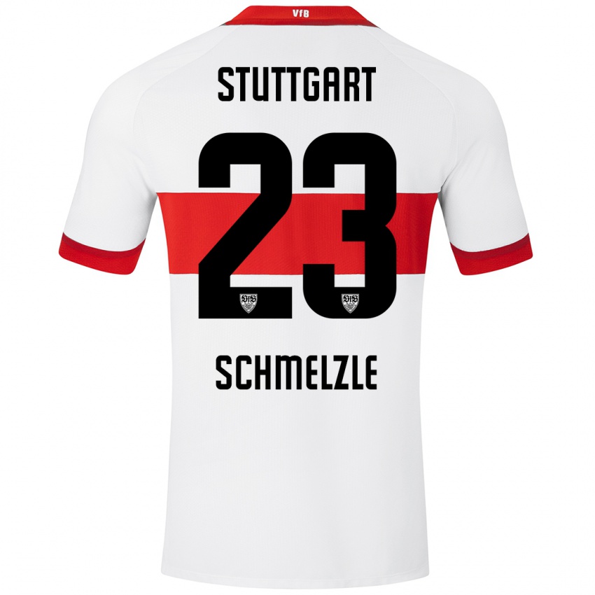 Kinder Marlen Schmelzle #23 Weiß Rot Heimtrikot Trikot 2024/25 T-Shirt Österreich