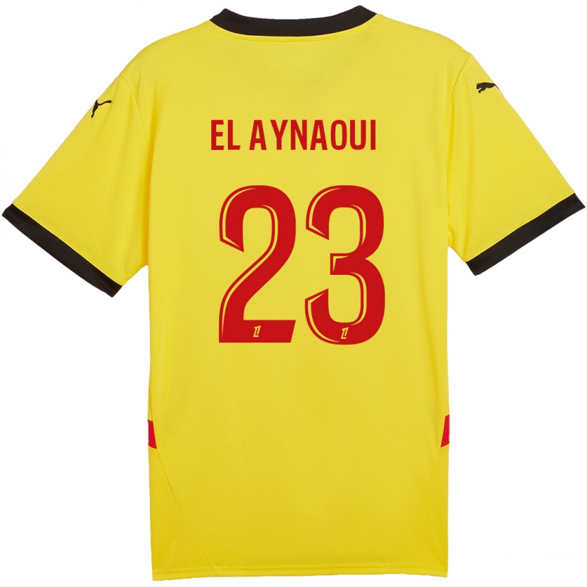 Kinder Neil El Aynaoui #23 Gelb Rot Heimtrikot Trikot 2024/25 T-Shirt Österreich