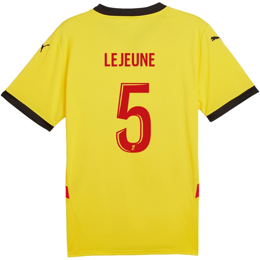 Kinder Romane Lejeune #5 Gelb Rot Heimtrikot Trikot 2024/25 T-Shirt Österreich