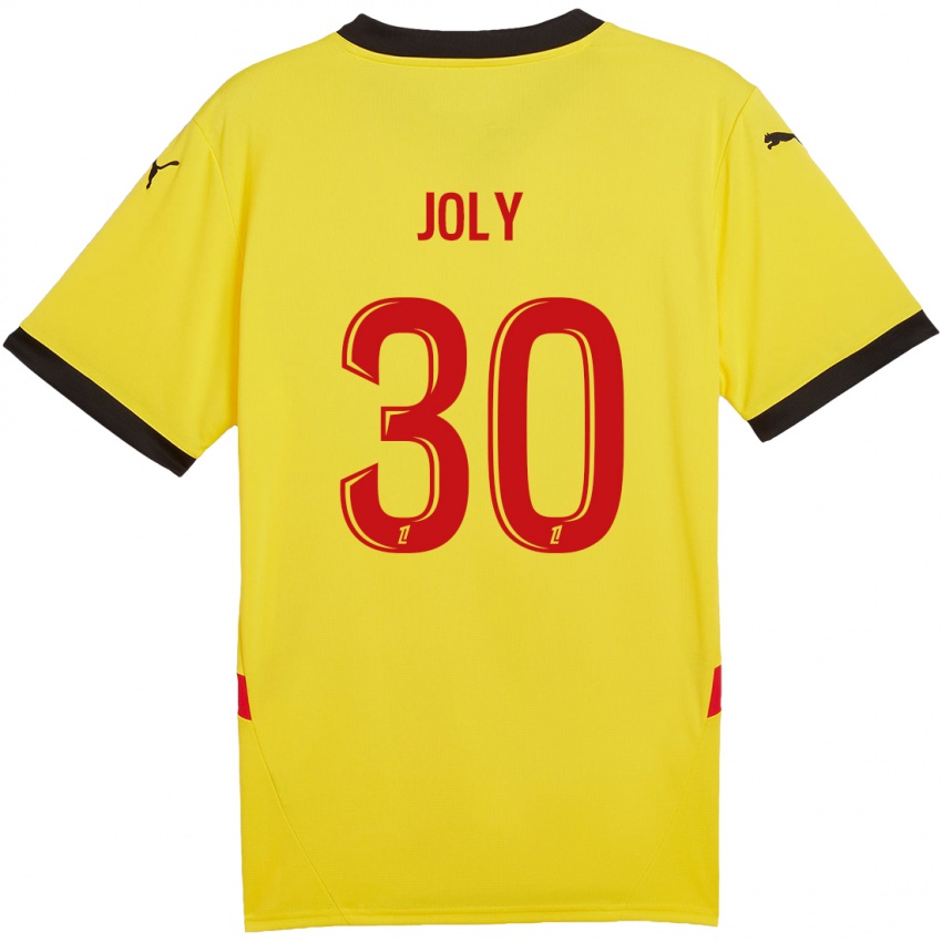 Kinder Blandine Joly #30 Gelb Rot Heimtrikot Trikot 2024/25 T-Shirt Österreich