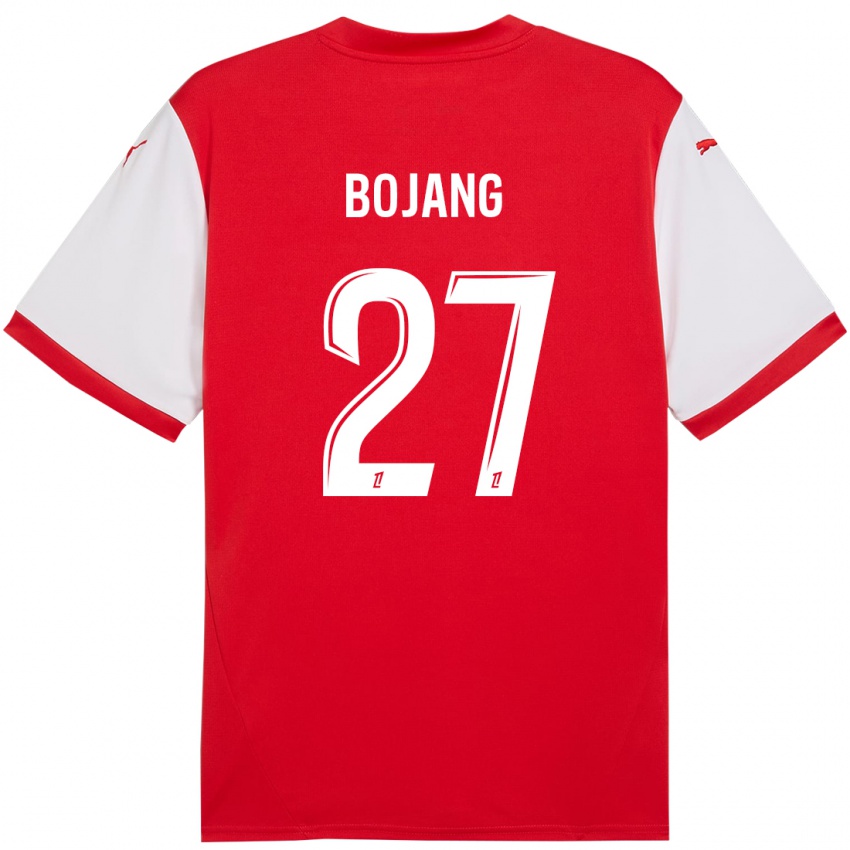 Kinder Adama Bojang #27 Rot Weiß Heimtrikot Trikot 2024/25 T-Shirt Österreich