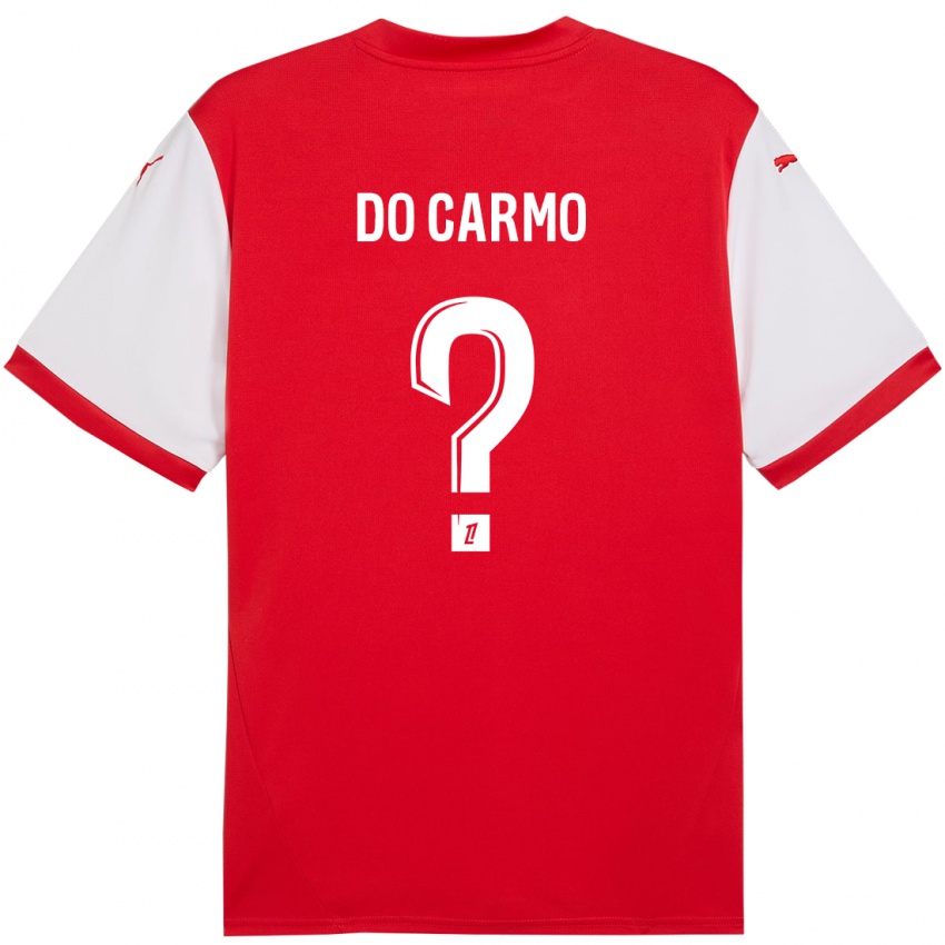 Kinder Sophian Do Carmo #0 Rot Weiß Heimtrikot Trikot 2024/25 T-Shirt Österreich