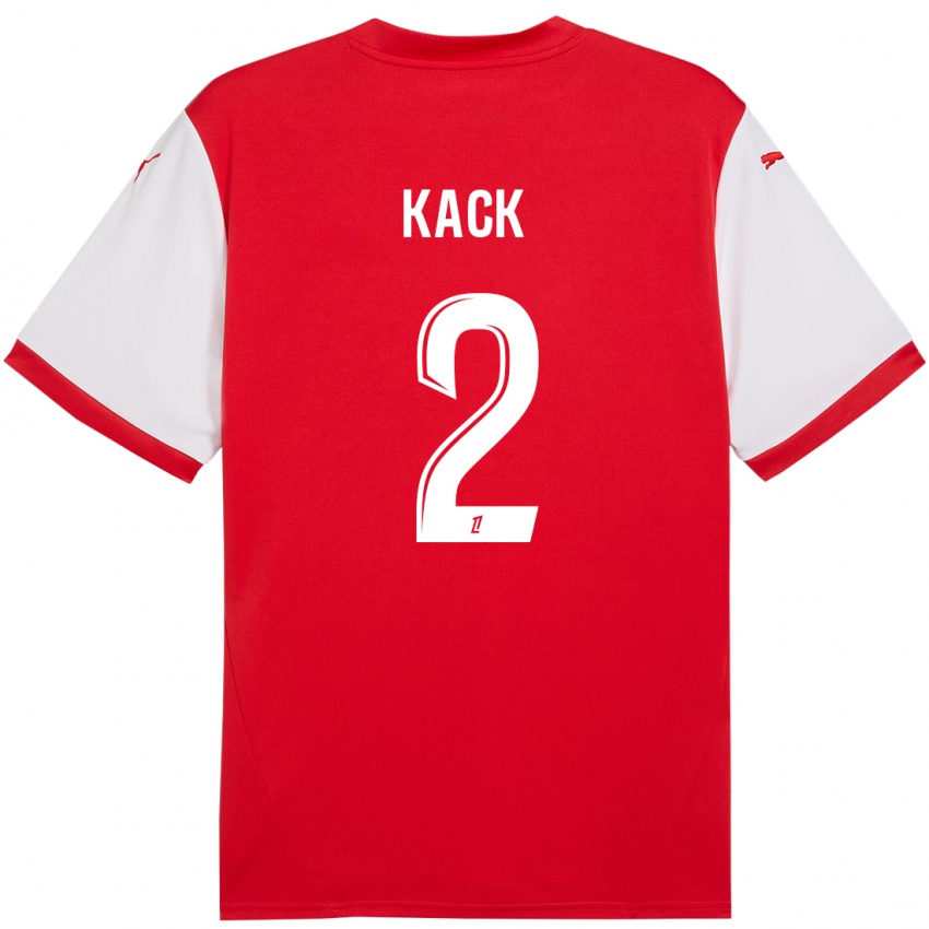 Kinder Mathilde Kack #2 Rot Weiß Heimtrikot Trikot 2024/25 T-Shirt Österreich