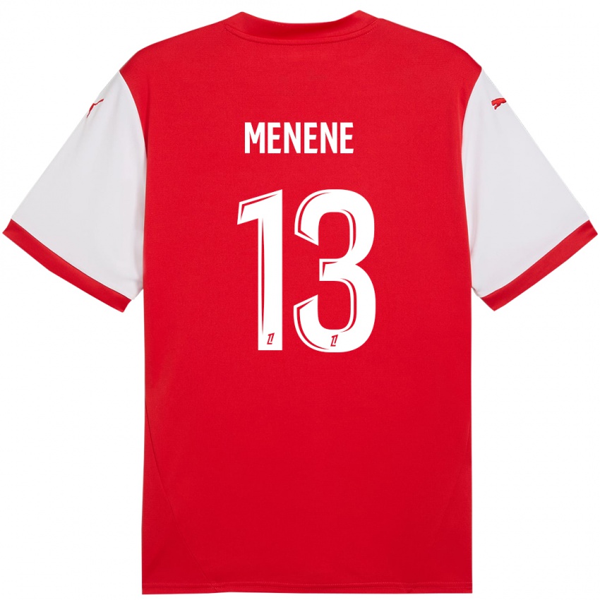 Kinder Meyong Menene #13 Rot Weiß Heimtrikot Trikot 2024/25 T-Shirt Österreich