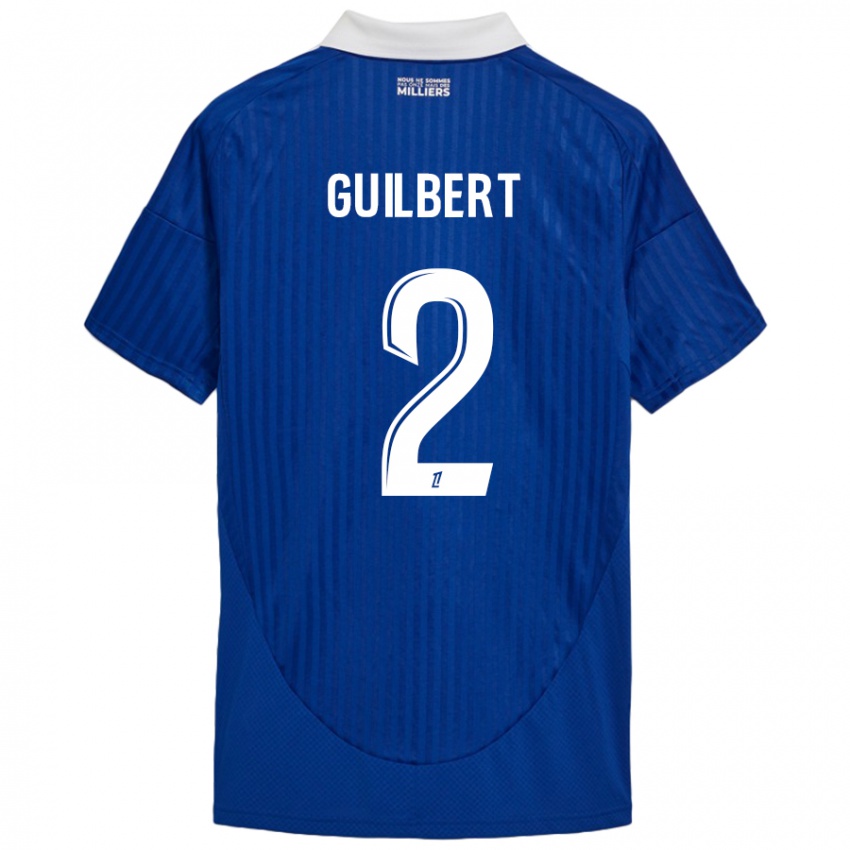 Kinder Frédéric Guilbert #2 Blau Weiß Heimtrikot Trikot 2024/25 T-Shirt Österreich