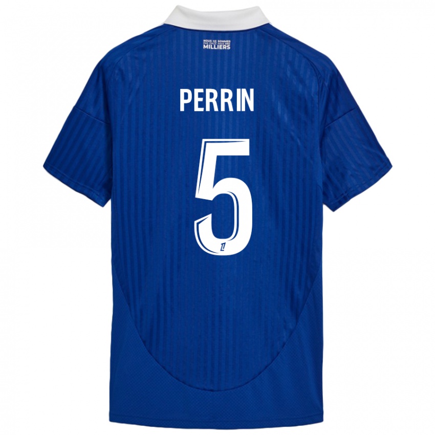 Kinder Lucas Perrin #5 Blau Weiß Heimtrikot Trikot 2024/25 T-Shirt Österreich