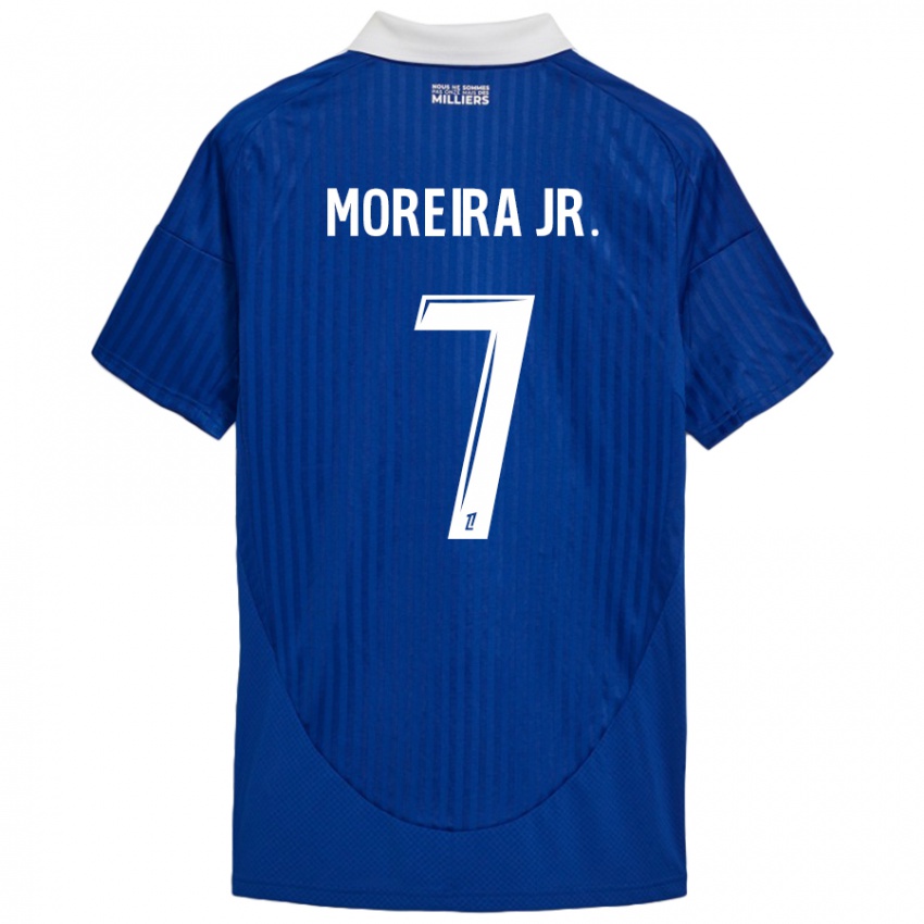 Kinder Diego Moreira #7 Blau Weiß Heimtrikot Trikot 2024/25 T-Shirt Österreich