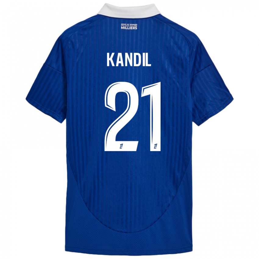 Kinder Nordine Kandil #21 Blau Weiß Heimtrikot Trikot 2024/25 T-Shirt Österreich