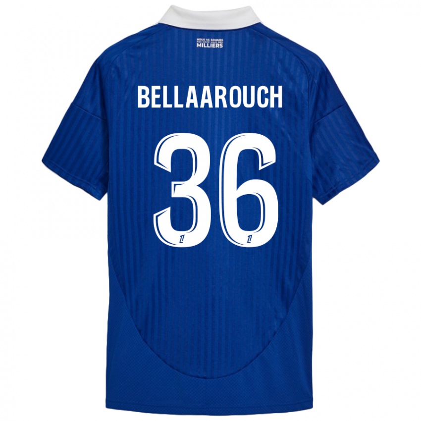 Kinder Alaa Bellaarouch #36 Blau Weiß Heimtrikot Trikot 2024/25 T-Shirt Österreich