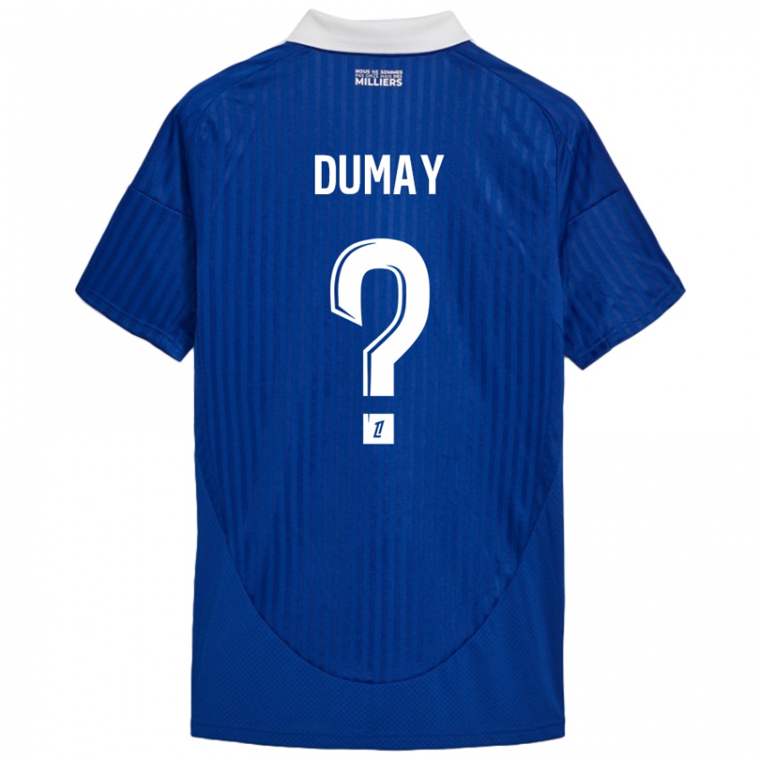 Kinder Yoann Dumay #0 Blau Weiß Heimtrikot Trikot 2024/25 T-Shirt Österreich