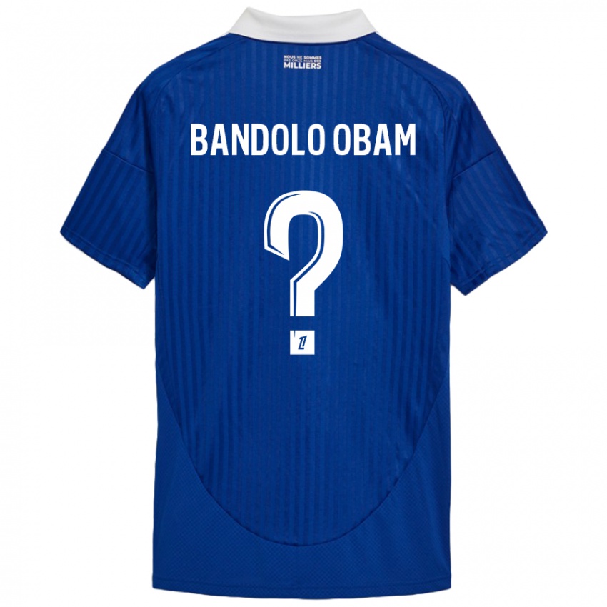 Kinder Randy Bandolo Obam #0 Blau Weiß Heimtrikot Trikot 2024/25 T-Shirt Österreich