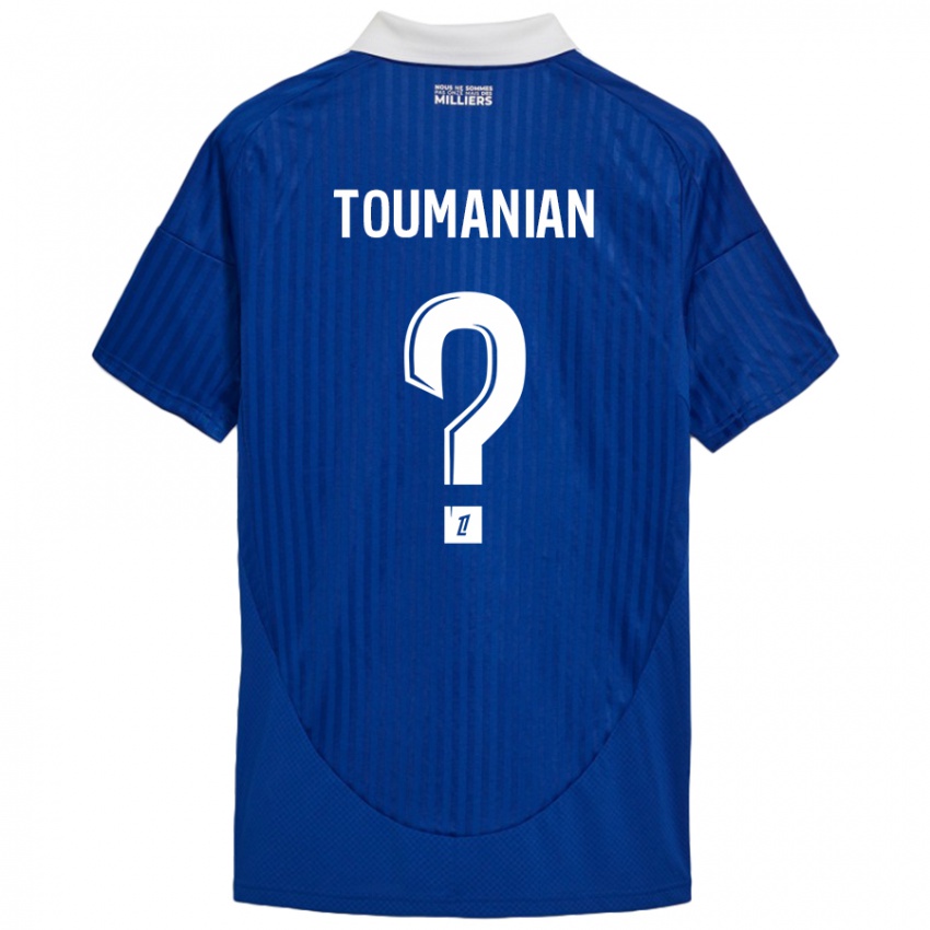 Kinder Anthony Toumanian #0 Blau Weiß Heimtrikot Trikot 2024/25 T-Shirt Österreich