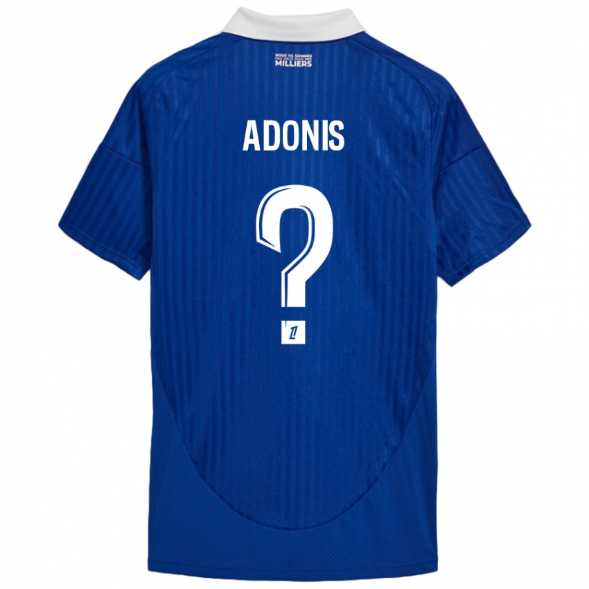 Kinder Erwan Adonis #0 Blau Weiß Heimtrikot Trikot 2024/25 T-Shirt Österreich