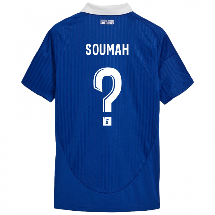 Kinder Mohamed Soumah #0 Blau Weiß Heimtrikot Trikot 2024/25 T-Shirt Österreich