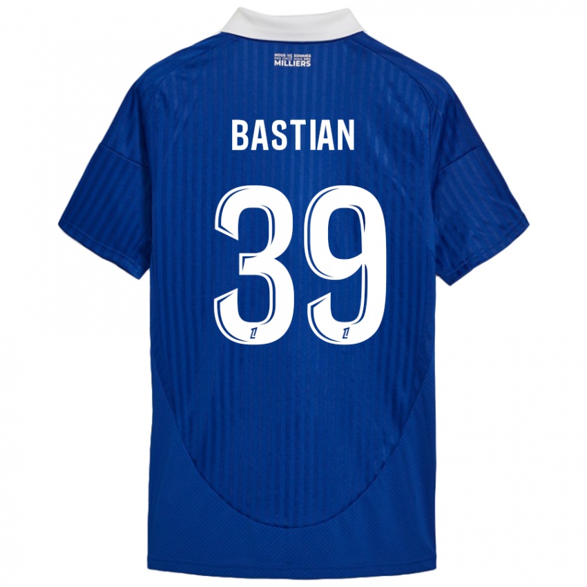 Kinder Maxime Bastian #39 Blau Weiß Heimtrikot Trikot 2024/25 T-Shirt Österreich