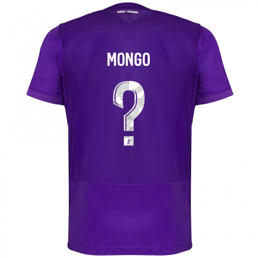 Kinder Pierre-Wyatt Mongo #0 Violett Weiß Heimtrikot Trikot 2024/25 T-Shirt Österreich