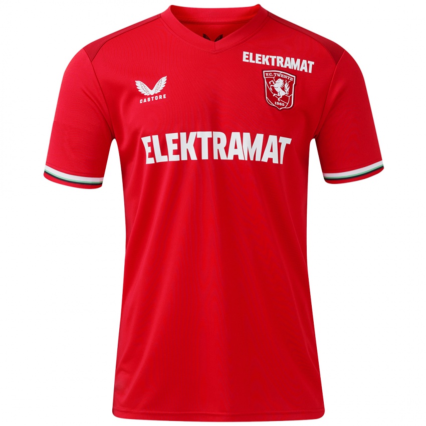 Kinder Jeppe Wijnreder #0 Rot Weiß Heimtrikot Trikot 2024/25 T-Shirt Österreich