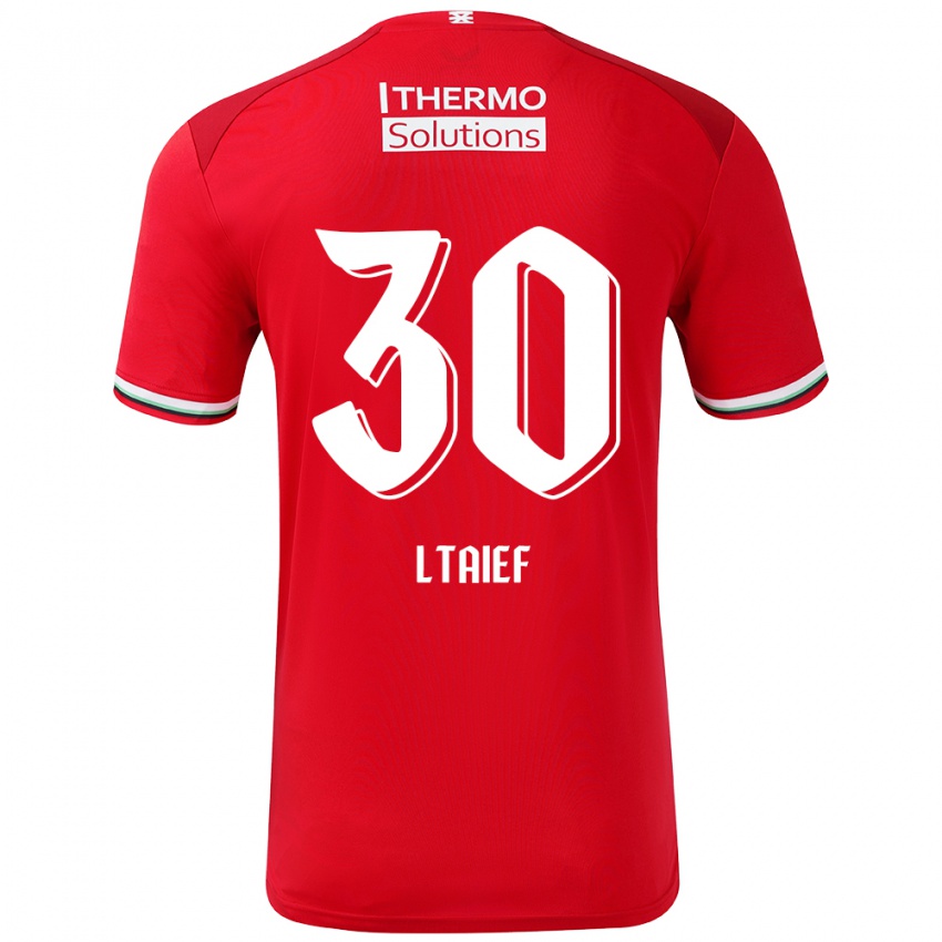 Kinder Sayfallah Ltaief #30 Rot Weiß Heimtrikot Trikot 2024/25 T-Shirt Österreich