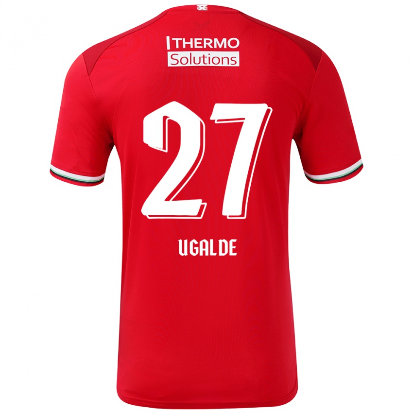 Kinder Manfred Ugalde #27 Rot Weiß Heimtrikot Trikot 2024/25 T-Shirt Österreich