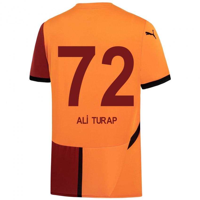 Kinder Ali Turap Bülbül #72 Gelb Rot Heimtrikot Trikot 2024/25 T-Shirt Österreich