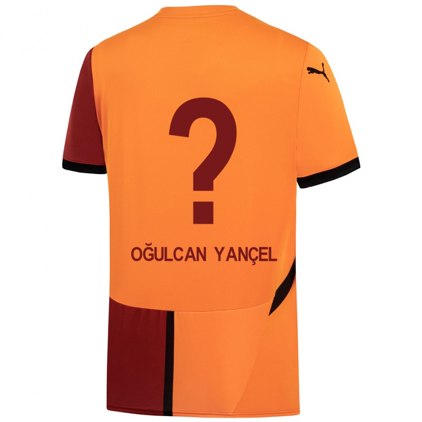 Kinder Necati Oğulcan Yançel #0 Gelb Rot Heimtrikot Trikot 2024/25 T-Shirt Österreich