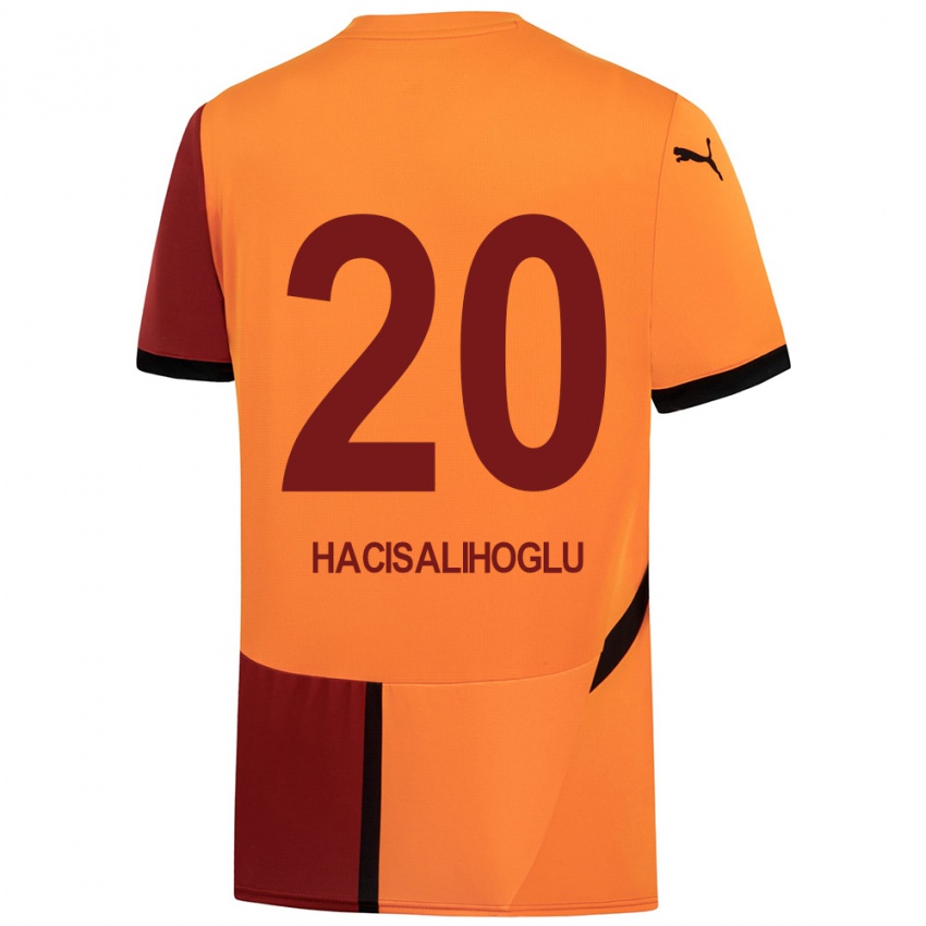 Kinder Arda Hacisalihoglu #20 Gelb Rot Heimtrikot Trikot 2024/25 T-Shirt Österreich